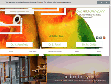 Tablet Screenshot of conceptdentalreddeer.ca